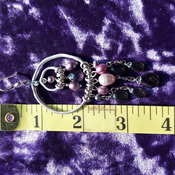 Women's Dangle Earrings - Picture 4 of 5